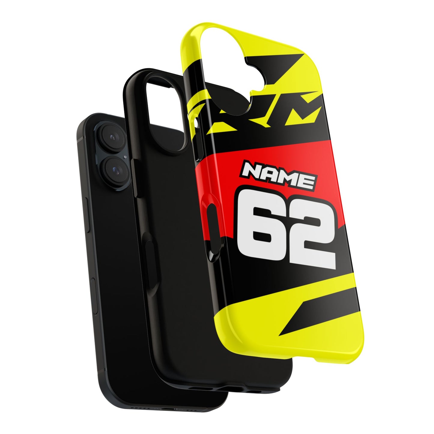 Motocross Phone Case — Racer Yellow