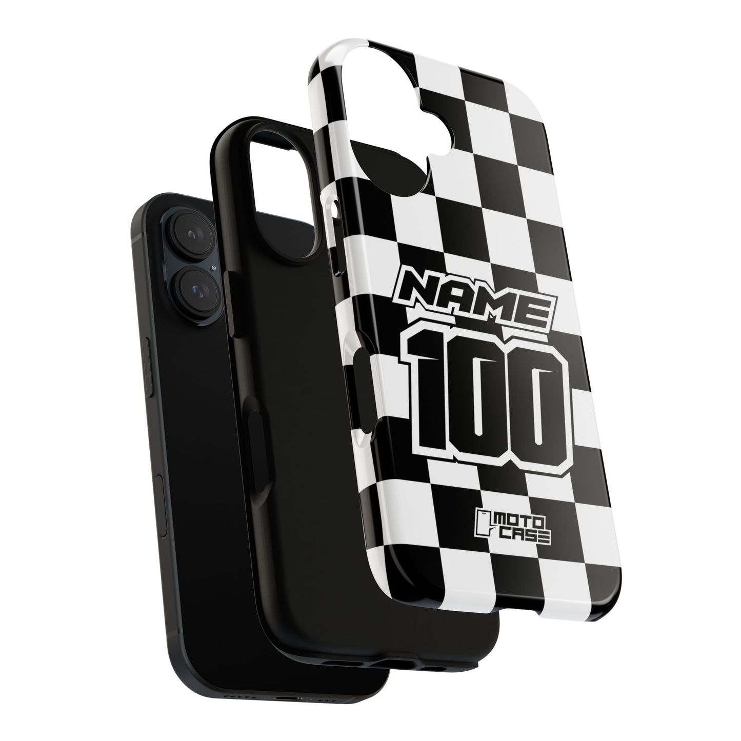 Motocross Phone Case — Checkers