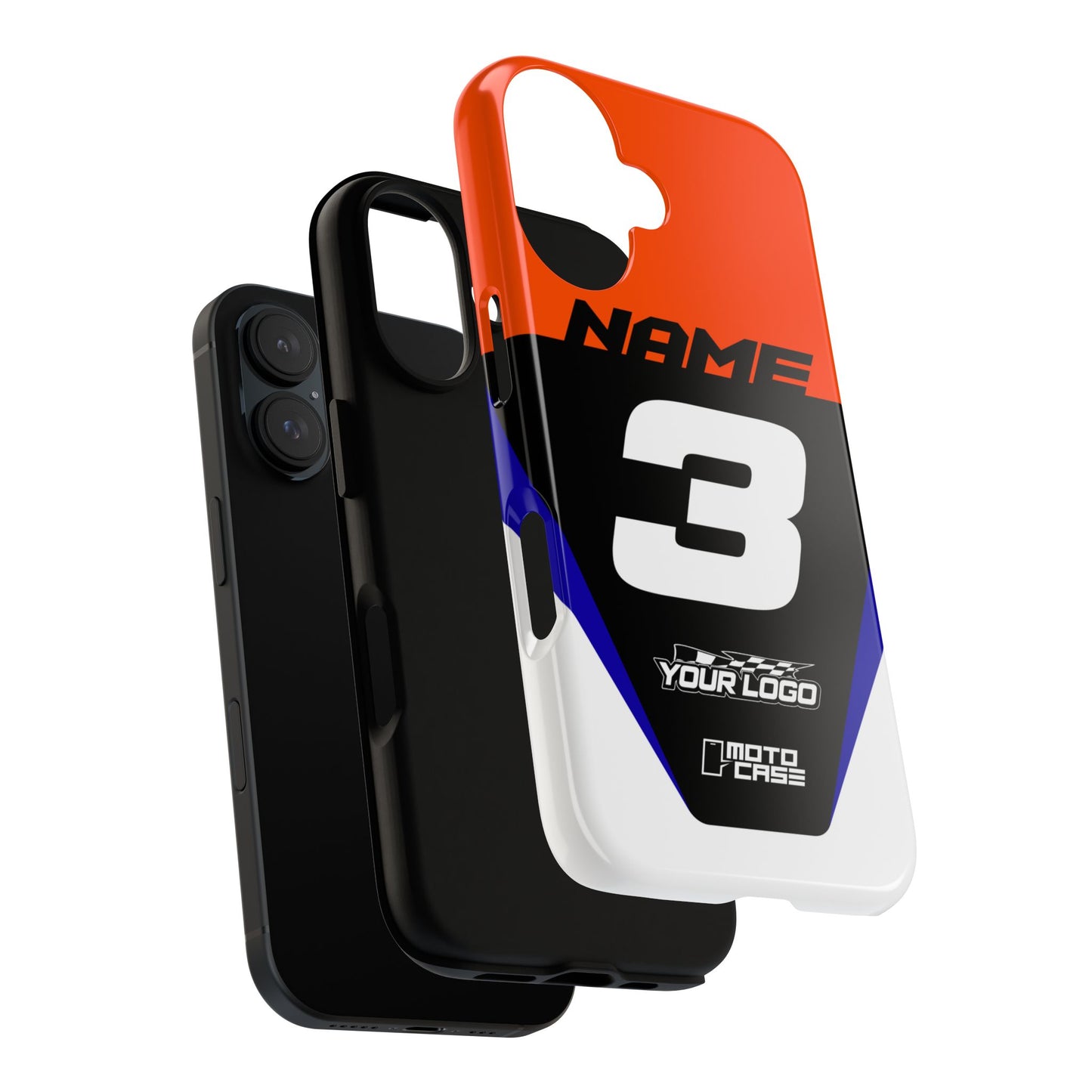 Motocross Phone Case — Podium Orange