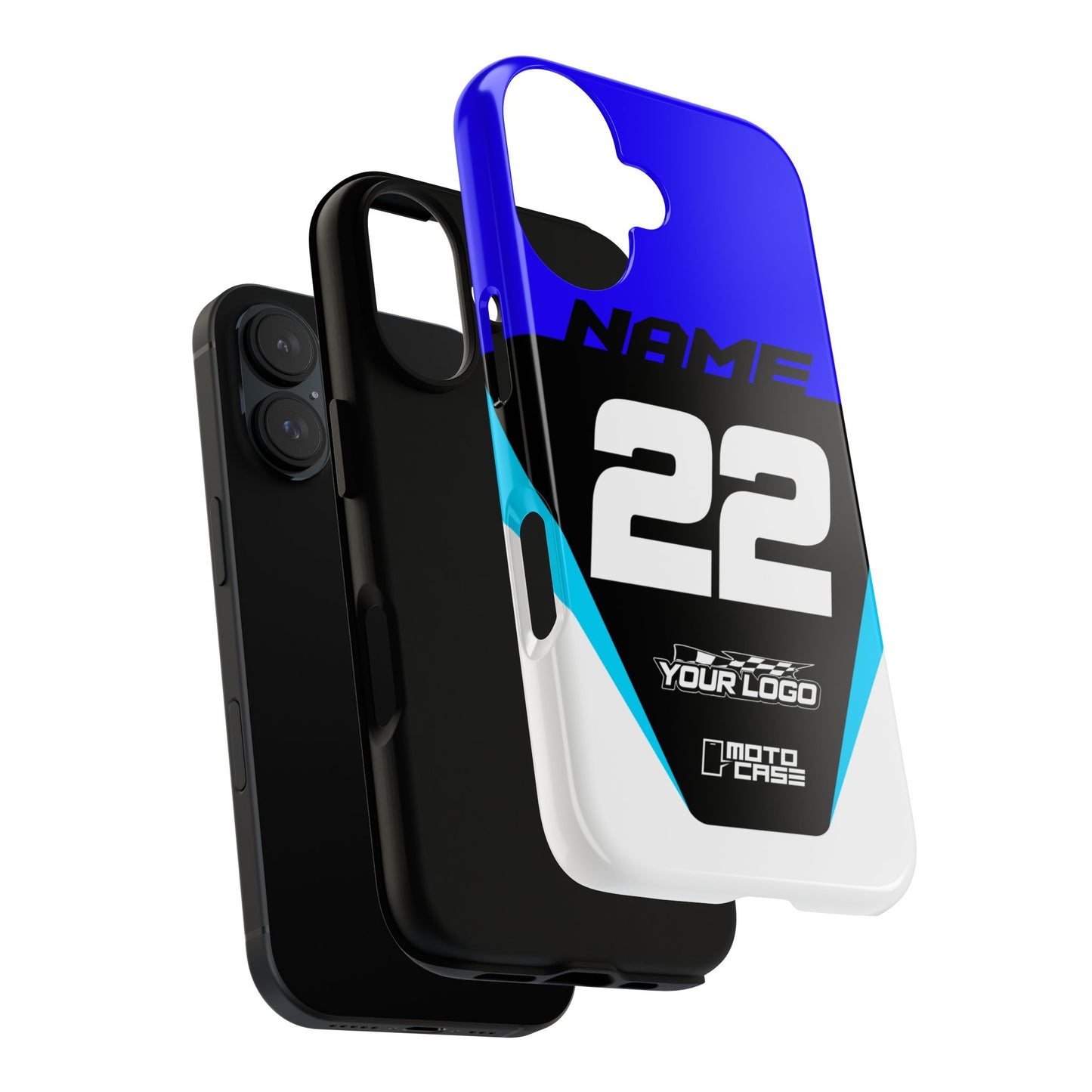 Motocross Phone Case — Podium Blue