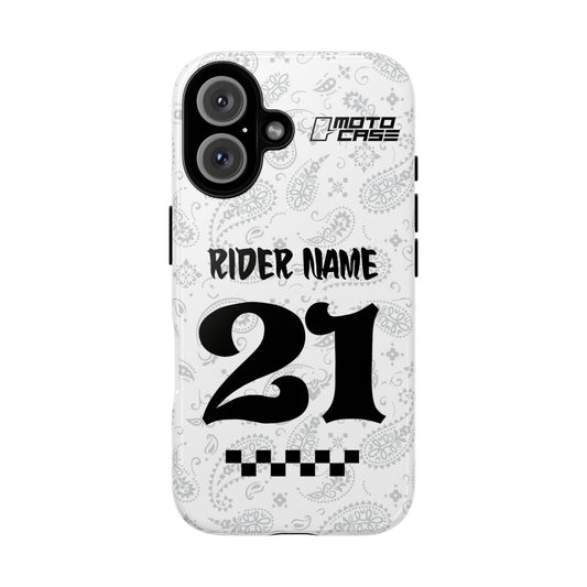Motocross Phone Case — Bandana White