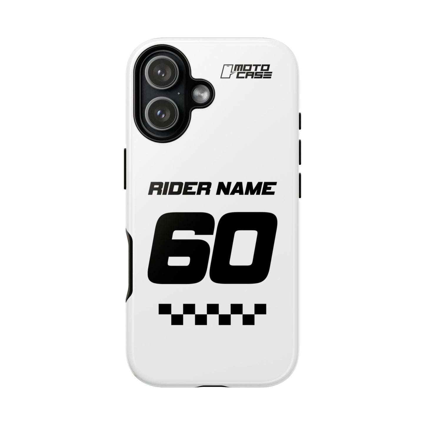 Motocross Phone Case — Basics White