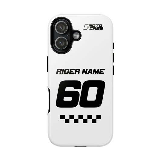 Motocross Phone Case — Basics White