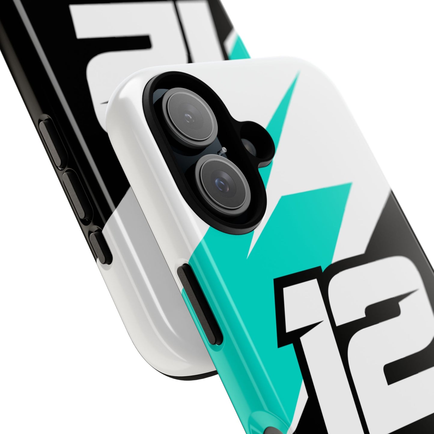 Motocross Phone Case — Burst Teal