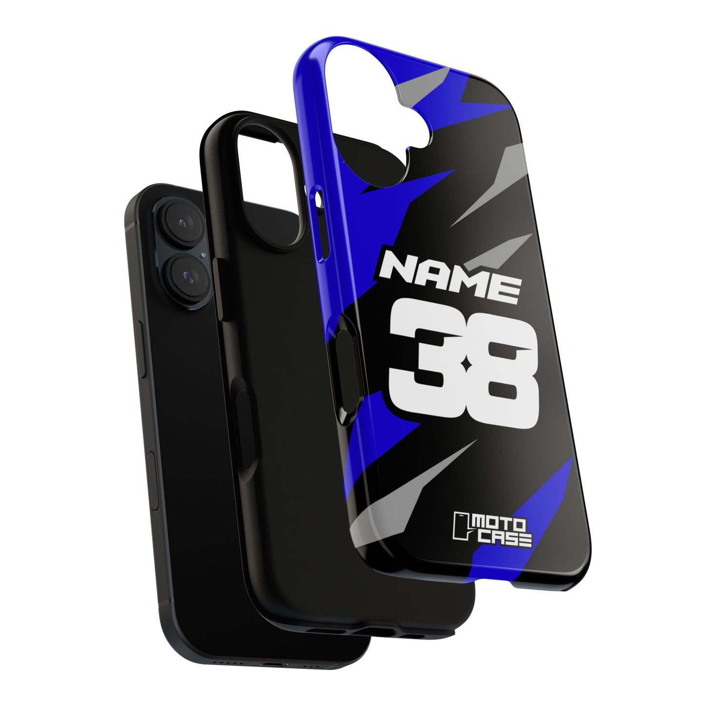 Motocross Phone Case — Blue Cru