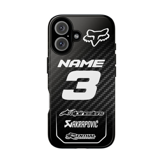 Motocross Phone Case — Carbon Stealth