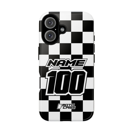 Motocross Phone Case — Checkers