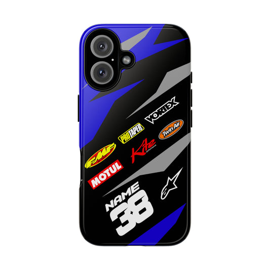 Motocross Phone Case — Blue Crew