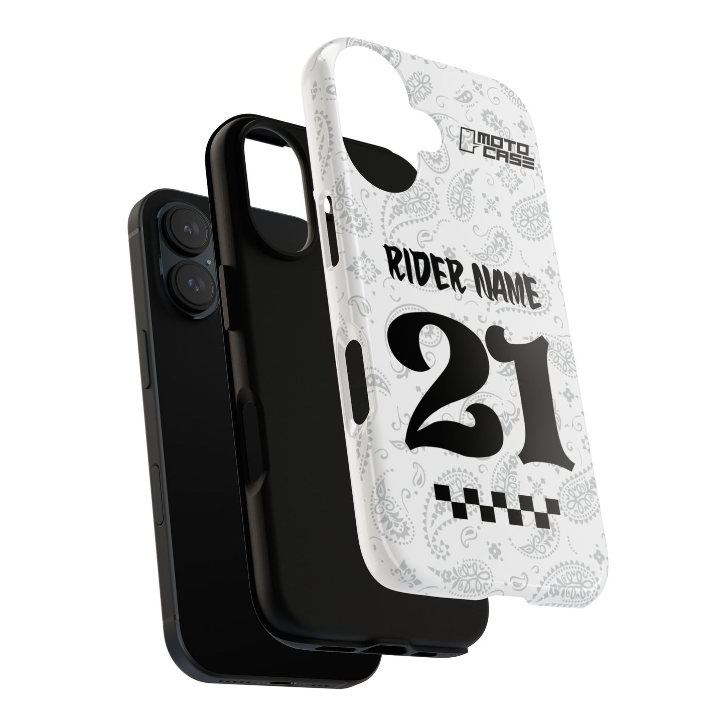 Motocross Phone Case — Bandana White