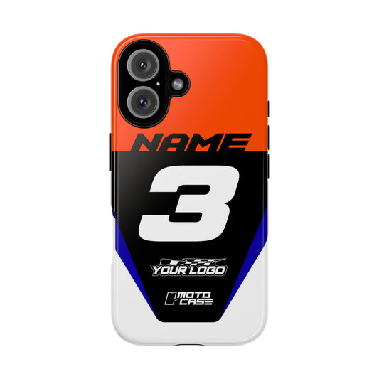 Motocross Phone Case — Podium Orange