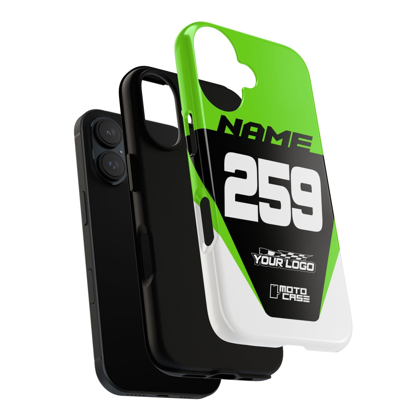 Motocross Phone Case — Podium Green