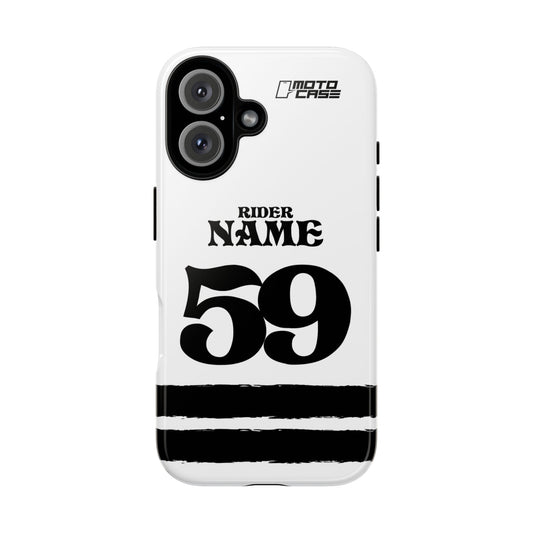 Motocross Phone Case — Static White
