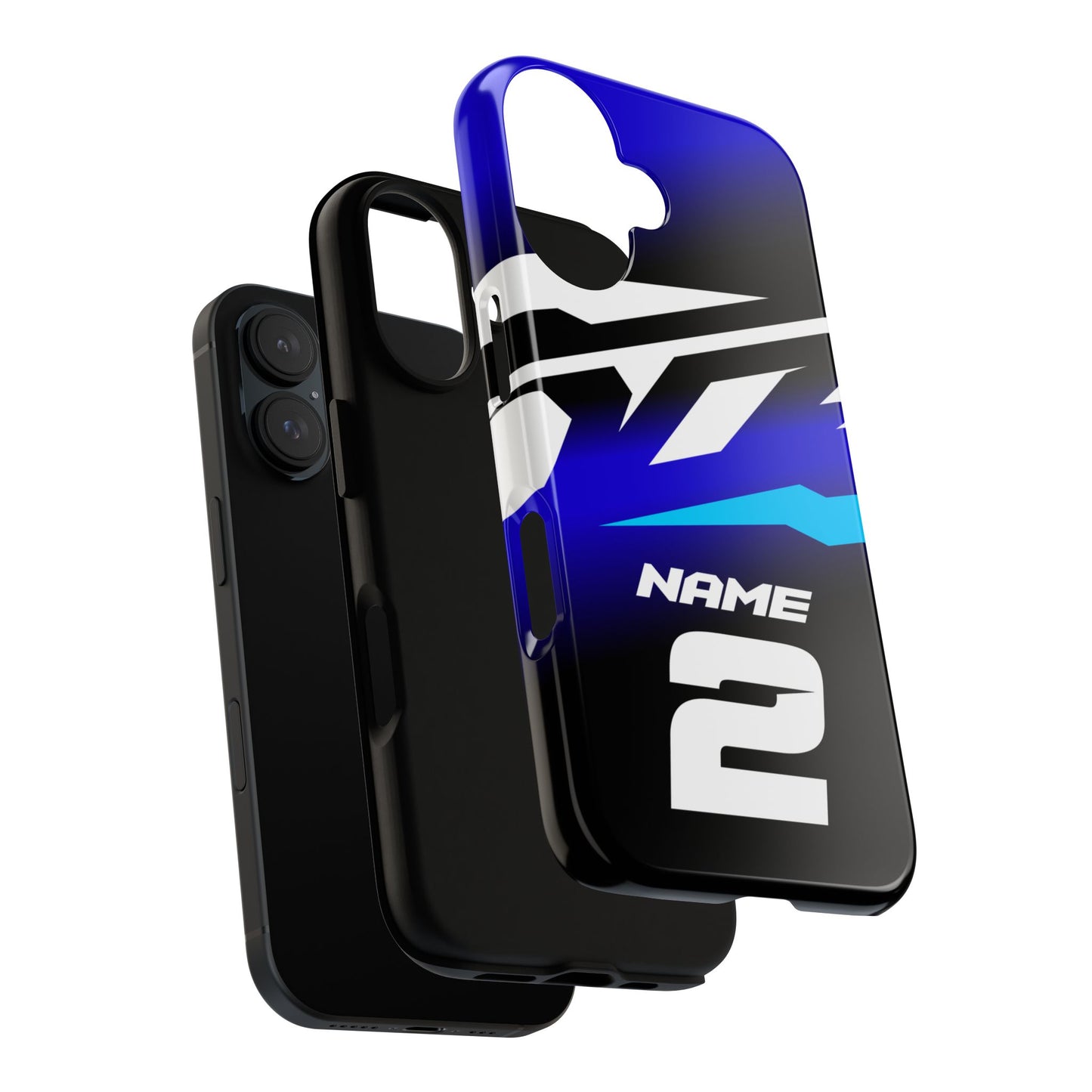 Motocross Phone Case — Racer Blue